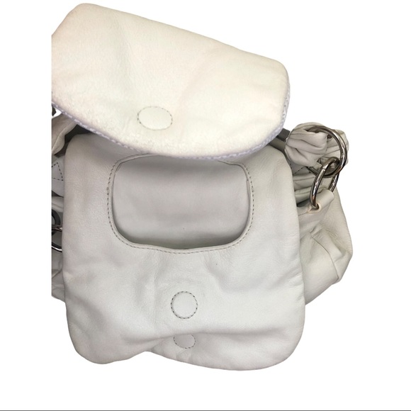 Cynthia Rowley white leather handbag - Picture 4 of 4